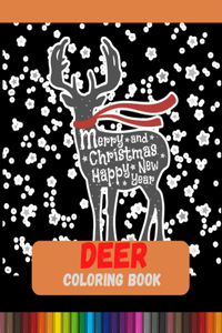 Deer Coloring Book
