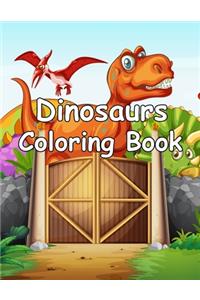 Dinosaurs Coloring Book