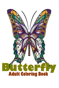 Butterfly Adult Coloring Book
