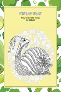 Adult Coloring Books Fantasy Beasts - 100 Animals
