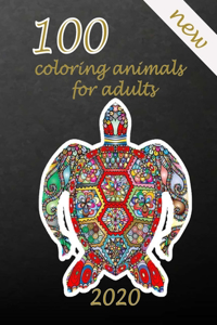 100 coloring animals for adults