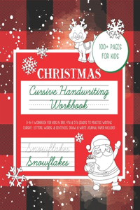 Christmas Cursive Handwriting Workbook