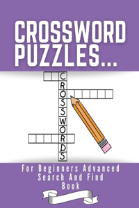 Crossword Puzzles For Beginners Advanced Search And Find Book