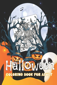 halloween coloring book for adult