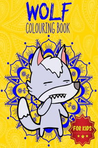 Wolf Colouring Book For Kids