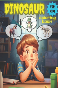 DINOSAUR coloring book for kids