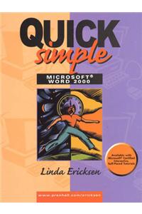 Quick, Simple Microsoft Word 2000