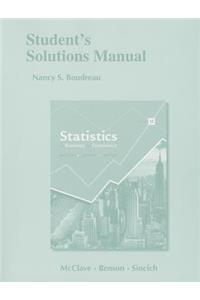 Student's Solutions Manual for Statistics for Business and Economics