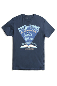 Levar Burton: Read the Books They Don't Want You to Read Unisex T-Shirt Medium