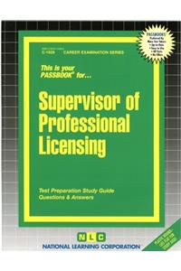 Supervisor of Professional Licensing
