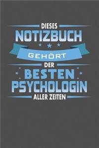 Dieses Notizbuch Gehört Der Besten Psychologin Aller Zeiten