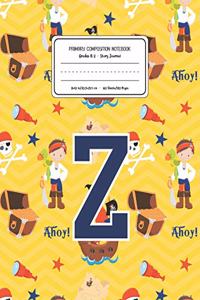 Primary Composition Notebook Grades K-2 Story Journal Z