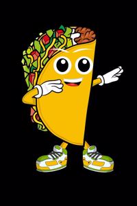 Funny dab dance dabbing taco journal