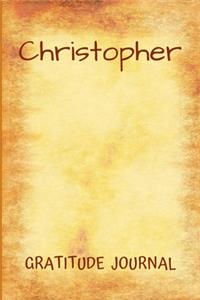 Christopher Gratitude Journal