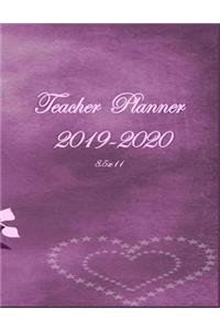 Teacher Planner 2019 - 2020 - 8.5 X 11