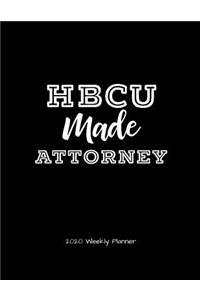 HBCU Made Attorney 2020 Weekly Planner