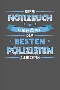 Dieses Notizbuch Gehört Dem Besten Polizisten Aller Zeiten