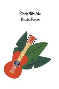 Blank Ukulele Music Paper