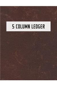 5 Column Ledger