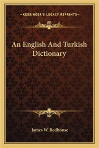 English and Turkish Dictionary