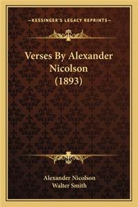 Verses by Alexander Nicolson (1893)