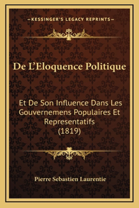 De L'Eloquence Politique