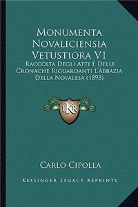 Monumenta Novaliciensia Vetustiora V1