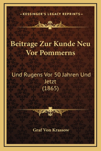 Beitrage Zur Kunde Neu Vor Pommerns