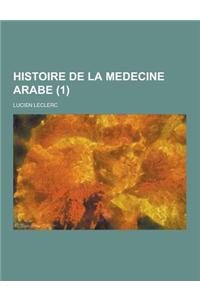 Histoire de La Medecine Arabe (1)