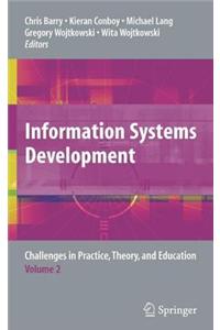 Information Systems Development: Challenges in Practice, Theory, and Education Volume 2