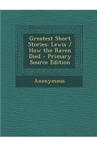 Greatest Short Stories