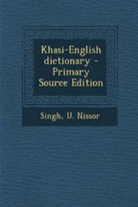 Khasi-English Dictionary