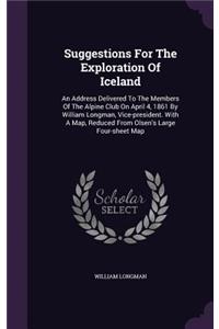 Suggestions for the Exploration of Iceland