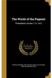 The Words of the Pageant