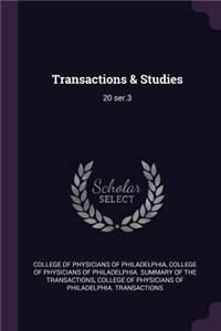 Transactions & Studies