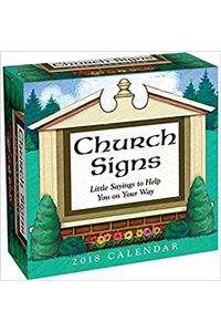 Church Signs 2018 Day-to-Day Calendar