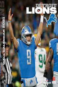 Detroit Lions 2021 12x12 Team Wall Calendar