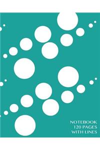 Notebook 120 pages with lines