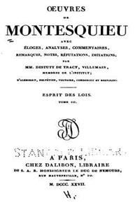 Oeuvres de Montesquieu - Esprit des Lois - Tome III