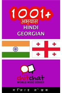 1001+ Exercises Hindi - Georgian