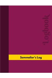 Sommelier's Log (Logbook, Journal - 126 pages, 8.5 x 11 inches)