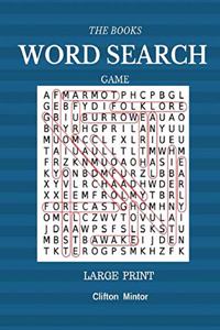 Books Word Search Game Large Print