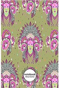 Notebook Dot-grid, Graph, Lined, Blank No Lined Art No.25