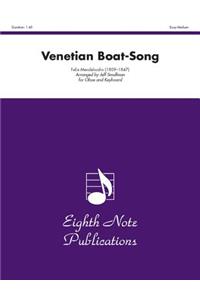 Venetian Boat-Song