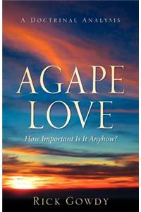 Agape-Love How Important Is It Anyhow? (a doctrinal analysis)