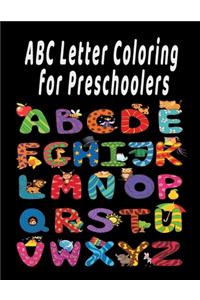 ABC Letter Coloring Book For Preschoolers