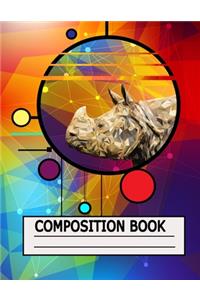 The rhino composition notebook