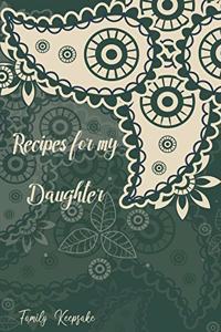 Rrecipes for my Daughter