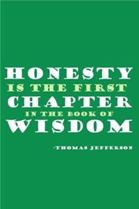 Honesty Is The Chapter In The Book Of Wisdom - Thomas Jefferson