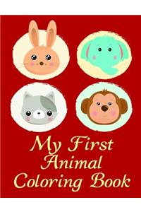 My First Animal Coloring Book